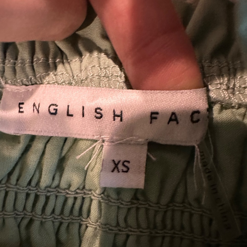Beautiful sea green English Factory dress in XS - Picture 3 of 6